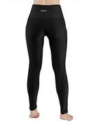 High Waist Out Pocket Yoga Pants Tummy Control Workout Running  Leggings Black - FushionGroupCorp