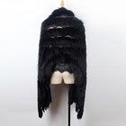 Sunward Women Luxury Bridal Faux Fur Shawl Wraps Cloak Coat Sweater Cape - FushionGroupCorp