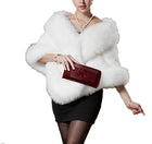 Zofirao Women's Fashion Luxury Soft Long Faux Fox Fur Shawl - FushionGroupCorp