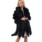 Sunward Women Luxury Bridal Faux Fur Shawl Wraps Cloak Coat Sweater Cape - FushionGroupCorp
