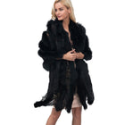 Sunward Women Luxury Bridal Faux Fur Shawl Wraps Cloak Coat Sweater Cape - FushionGroupCorp