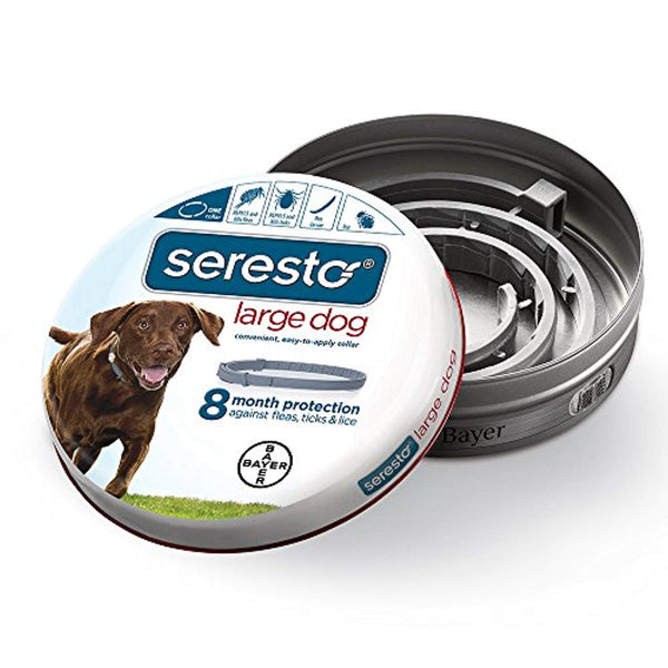 Bayer Seresto Flea and Tick Collar for Large Dog- from 7 weeks onwards or over 18 lb, 8 Month Protection - FushionGroupCorp