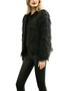 Simplee Apparel Women's Vintage Winter Warm Fluffy Faux Fur Coat Jacket Outwear - FushionGroupCorp