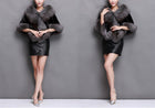Zofirao Women's Fashion Luxury Soft Long Faux Fox Fur Shawl - FushionGroupCorp