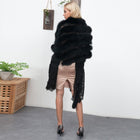 Sunward Women Luxury Bridal Faux Fur Shawl Wraps Cloak Coat Sweater Cape - FushionGroupCorp