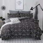 100% cotton satin bedding set comforter bedding set duvet cover bed sheet pillow Quilt cover Single/Double/Queen Size Quilted - FushionGroupCorp