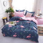 100% cotton satin bedding set comforter bedding set duvet cover bed sheet pillow Quilt cover Single/Double/Queen Size Quilted - FushionGroupCorp