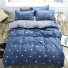 100% cotton satin bedding set comforter bedding set duvet cover bed sheet pillow Quilt cover Single/Double/Queen Size Quilted - FushionGroupCorp