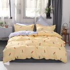 100% cotton satin bedding set comforter bedding set duvet cover bed sheet pillow Quilt cover Single/Double/Queen Size Quilted - FushionGroupCorp