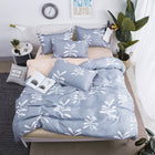 100% cotton satin bedding set comforter bedding set duvet cover bed sheet pillow Quilt cover Single/Double/Queen Size Quilted - FushionGroupCorp