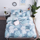 100% cotton satin bedding set comforter bedding set duvet cover bed sheet pillow Quilt cover Single/Double/Queen Size Quilted - FushionGroupCorp