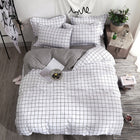 100% cotton satin bedding set comforter bedding set duvet cover bed sheet pillow Quilt cover Single/Double/Queen Size Quilted - FushionGroupCorp