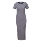 GLO-STORY Women's 2019 Summer Short Sleeve Sexy Bodycon Dress Woman Screwneck Knee length With Side striped Dresses WYQ-8826 - FushionGroupCorp