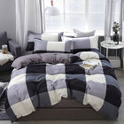 Lanke Cotton Bedding Sets, Home Textile Twin King Queen Size Bed Set Bedclothes with Bed Sheet Comforter set Pillow case - FushionGroupCorp