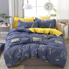 Lanke Cotton Bedding Sets, Home Textile Twin King Queen Size Bed Set Bedclothes with Bed Sheet Comforter set Pillow case - FushionGroupCorp