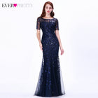 Sexy Sequined Mermaid Prom Dresses Long Ever Pretty V-Neck Sleeveless Elegant Women Formal Party Dresses Vestidos De Gala 2020 - FushionGroupCorp