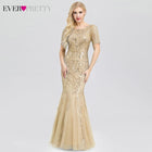 Sexy Sequined Mermaid Prom Dresses Long Ever Pretty V-Neck Sleeveless Elegant Women Formal Party Dresses Vestidos De Gala 2020 - FushionGroupCorp