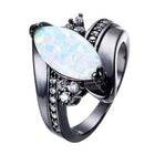Hot sale New Design Luxury Big Oval CZ Ring Golden Color Wedding ring Fine Jewelry for Women - FushionGroupCorp