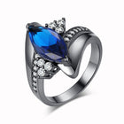 Hot sale New Design Luxury Big Oval CZ Ring Golden Color Wedding ring Fine Jewelry for Women - FushionGroupCorp
