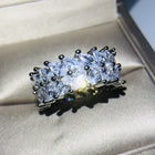 Hot sale New Design Luxury Big Oval CZ Ring Golden Color Wedding ring Fine Jewelry for Women - FushionGroupCorp