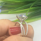 Hot sale New Design Luxury Big Oval CZ Ring Golden Color Wedding ring Fine Jewelry for Women - FushionGroupCorp