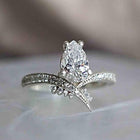 Hot sale New Design Luxury Big Oval CZ Ring Golden Color Wedding ring Fine Jewelry for Women - FushionGroupCorp