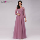Ever Pretty Long Prom Dresses 2020 Pleated A-Line Floor-Length Vestido De Festa Women Elegant Sleeveless Banquet Party Dress - FushionGroupCorp