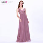 Ever Pretty Long Prom Dresses 2020 Pleated A-Line Floor-Length Vestido De Festa Women Elegant Sleeveless Banquet Party Dress - FushionGroupCorp