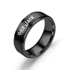 Black Silver Stainless Steel Ring Fashion Couple Rings Permanent Love Romantic engagement Anniversary Gift for Women Men - FushionGroupCorp