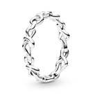 BRACE CODE New original European crown crystal ring woven wish bones beautiful ring wedding jewelry direct sales - FushionGroupCorp