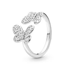 BRACE CODE New original European crown crystal ring woven wish bones beautiful ring wedding jewelry direct sales - FushionGroupCorp