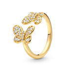 BRACE CODE New original European crown crystal ring woven wish bones beautiful ring wedding jewelry direct sales - FushionGroupCorp