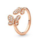 BRACE CODE New original European crown crystal ring woven wish bones beautiful ring wedding jewelry direct sales - FushionGroupCorp