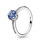 BRACE CODE New original European crown crystal ring woven wish bones beautiful ring wedding jewelry direct sales - FushionGroupCorp