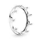 BRACE CODE New original European crown crystal ring woven wish bones beautiful ring wedding jewelry direct sales - FushionGroupCorp