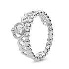 BRACE CODE New original European crown crystal ring woven wish bones beautiful ring wedding jewelry direct sales - FushionGroupCorp