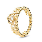BRACE CODE New original European crown crystal ring woven wish bones beautiful ring wedding jewelry direct sales - FushionGroupCorp