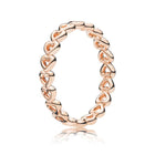 BRACE CODE New original European crown crystal ring woven wish bones beautiful ring wedding jewelry direct sales - FushionGroupCorp