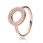 BRACE CODE New original European crown crystal ring woven wish bones beautiful ring wedding jewelry direct sales - FushionGroupCorp