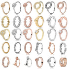 CHIELOYS Fashion Classic Shine Zircon Wedding Rings For Women Personality Charm Twist Flower Shape Crystal Ring Engagement Gift - FushionGroupCorp