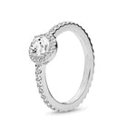 CHIELOYS Fashion Classic Shine Zircon Wedding Rings For Women Personality Charm Twist Flower Shape Crystal Ring Engagement Gift - FushionGroupCorp