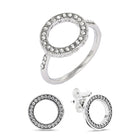 Boosbiy High Quality Jewelry Sets for Women Round Cubic Zircon Brand Rings/Earrings Jewelry Sets Wholesale Nice Valentine Gift - FushionGroupCorp