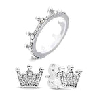 Boosbiy High Quality Jewelry Sets for Women Round Cubic Zircon Brand Rings/Earrings Jewelry Sets Wholesale Nice Valentine Gift - FushionGroupCorp