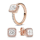 Boosbiy High Quality Jewelry Sets for Women Round Cubic Zircon Brand Rings/Earrings Jewelry Sets Wholesale Nice Valentine Gift - FushionGroupCorp