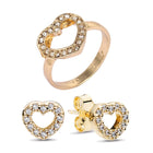 Boosbiy High Quality Jewelry Sets for Women Round Cubic Zircon Brand Rings/Earrings Jewelry Sets Wholesale Nice Valentine Gift - FushionGroupCorp