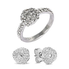 Boosbiy High Quality Jewelry Sets for Women Round Cubic Zircon Brand Rings/Earrings Jewelry Sets Wholesale Nice Valentine Gift - FushionGroupCorp