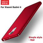 100% original MSVII Luxury simple and scrub case For Xiaomi redmi 4 For xiaomi redmi 4 Pro / Prime Best matte touch feeling - FushionGroupCorp