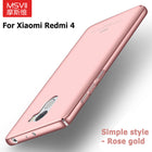 100% original MSVII Luxury simple and scrub case For Xiaomi redmi 4 For xiaomi redmi 4 Pro / Prime Best matte touch feeling - FushionGroupCorp