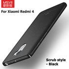 100% original MSVII Luxury simple and scrub case For Xiaomi redmi 4 For xiaomi redmi 4 Pro / Prime Best matte touch feeling - FushionGroupCorp