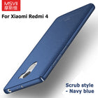 100% original MSVII Luxury simple and scrub case For Xiaomi redmi 4 For xiaomi redmi 4 Pro / Prime Best matte touch feeling - FushionGroupCorp